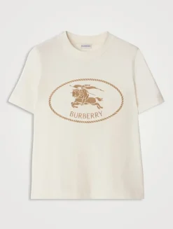 Knight Stamp Cotton T-shirt