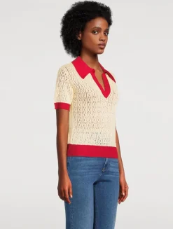 Knit Polo Shirt