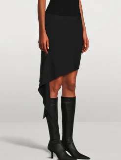 Knot Asymmetric Skirt