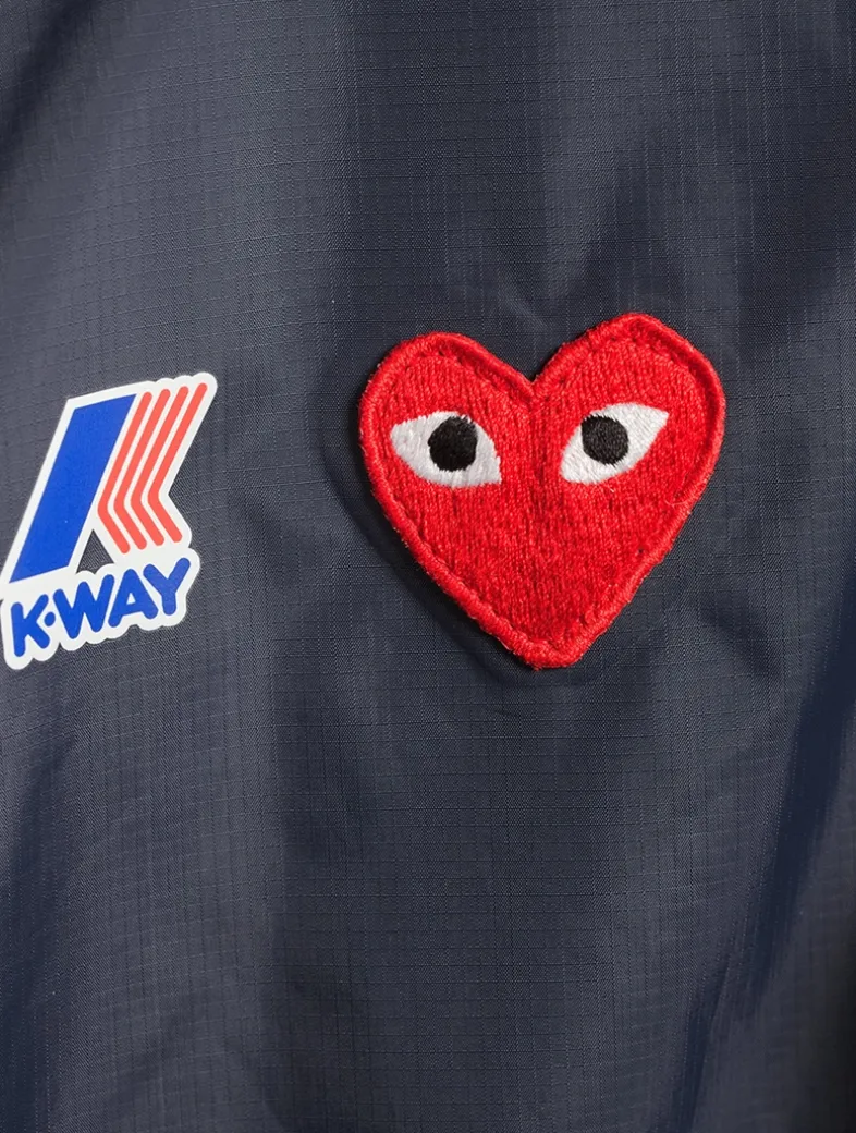 K-Way Nylon Zip Jacket With Hood