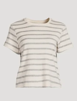 Kyle Tee In Campanula Stripe