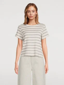 Kyle Tee In Campanula Stripe
