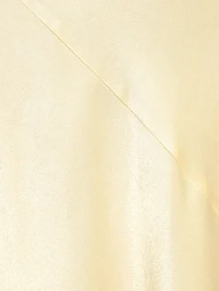 La Lune One-Shoulder Satin Gown