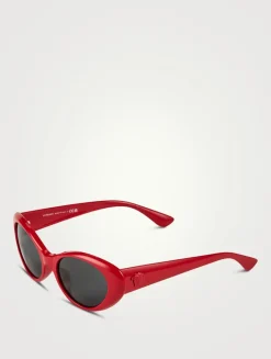 La Medusa Oval Sunglasses
