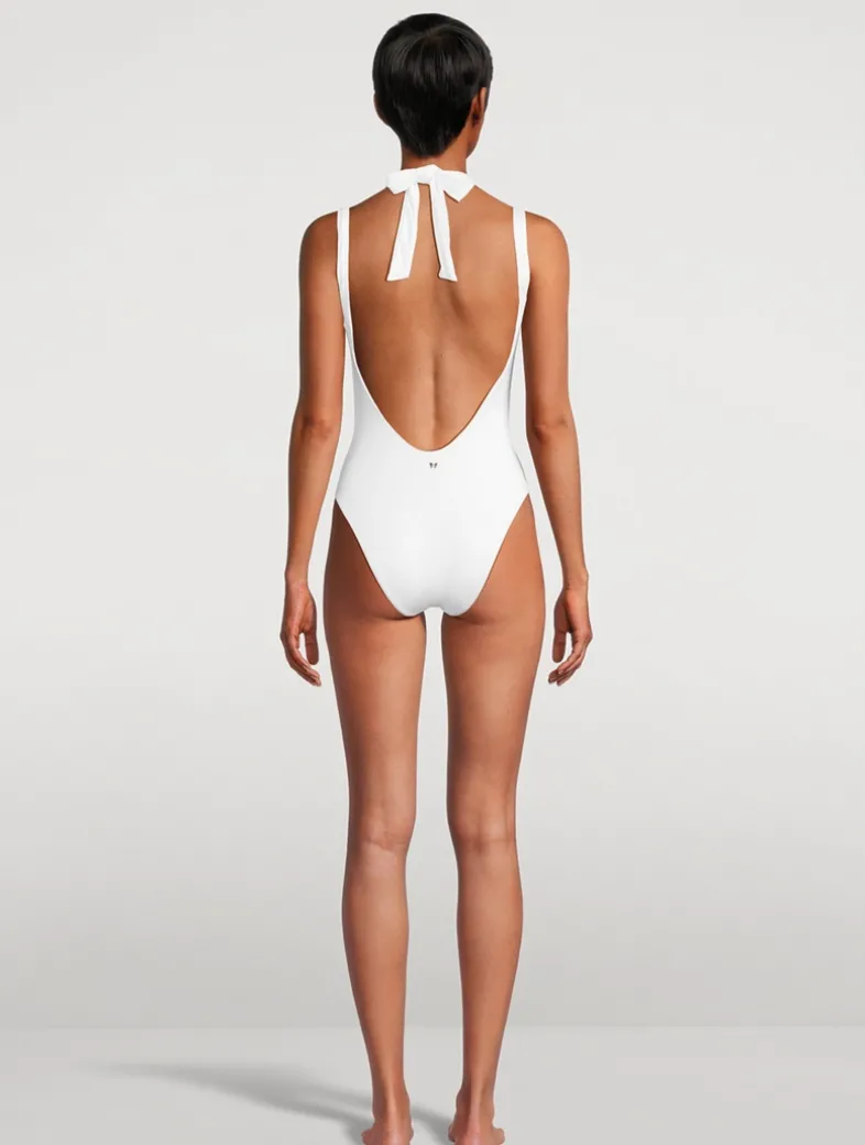 La Sirene One-Piece Halter Swimsuit