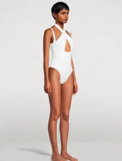 La Sirene One-Piece Halter Swimsuit