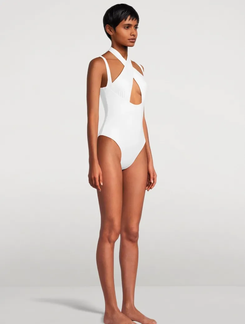 La Sirene One-Piece Halter Swimsuit