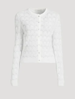 Lace-Stitch Cardigan