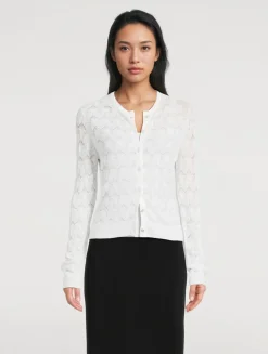 Lace-Stitch Cardigan