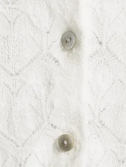 Lace-Stitch Cardigan