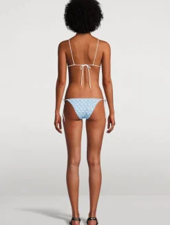 Lamé Lace Raschel Bikini Set