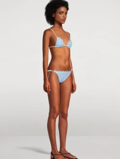 Lamé Lace Raschel Bikini Set