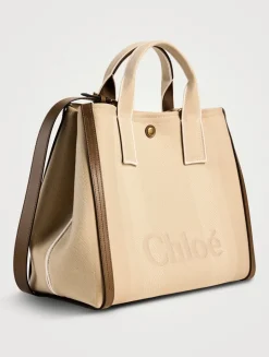 Large Chloé Carry Canvas Tote Bag