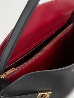 Large Hug Bicolour Leather Satchel