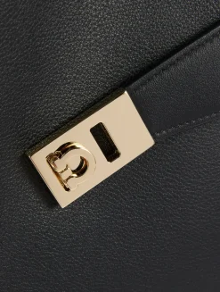 Large Hug Bicolour Leather Satchel