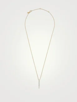 Large Identity 18K Gold Pendant Necklace