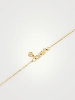 Large 14K Gold Love Necklace