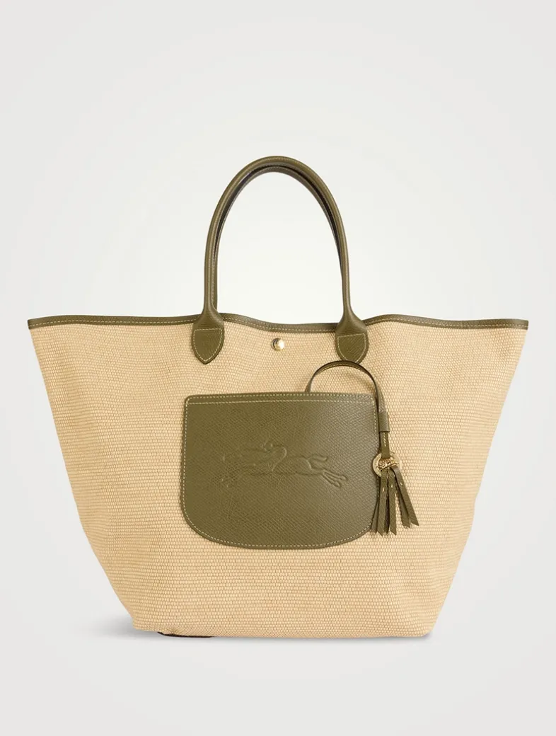 Large Le Pliage Collection Basket Bag