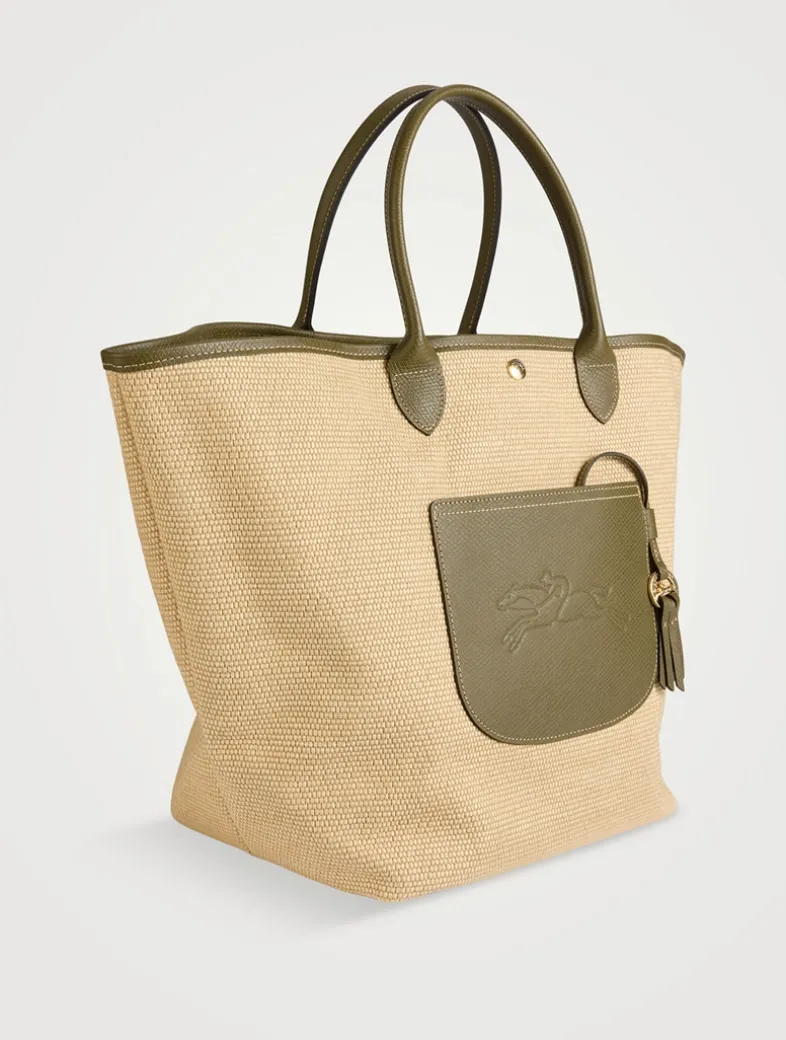 Large Le Pliage Collection Basket Bag