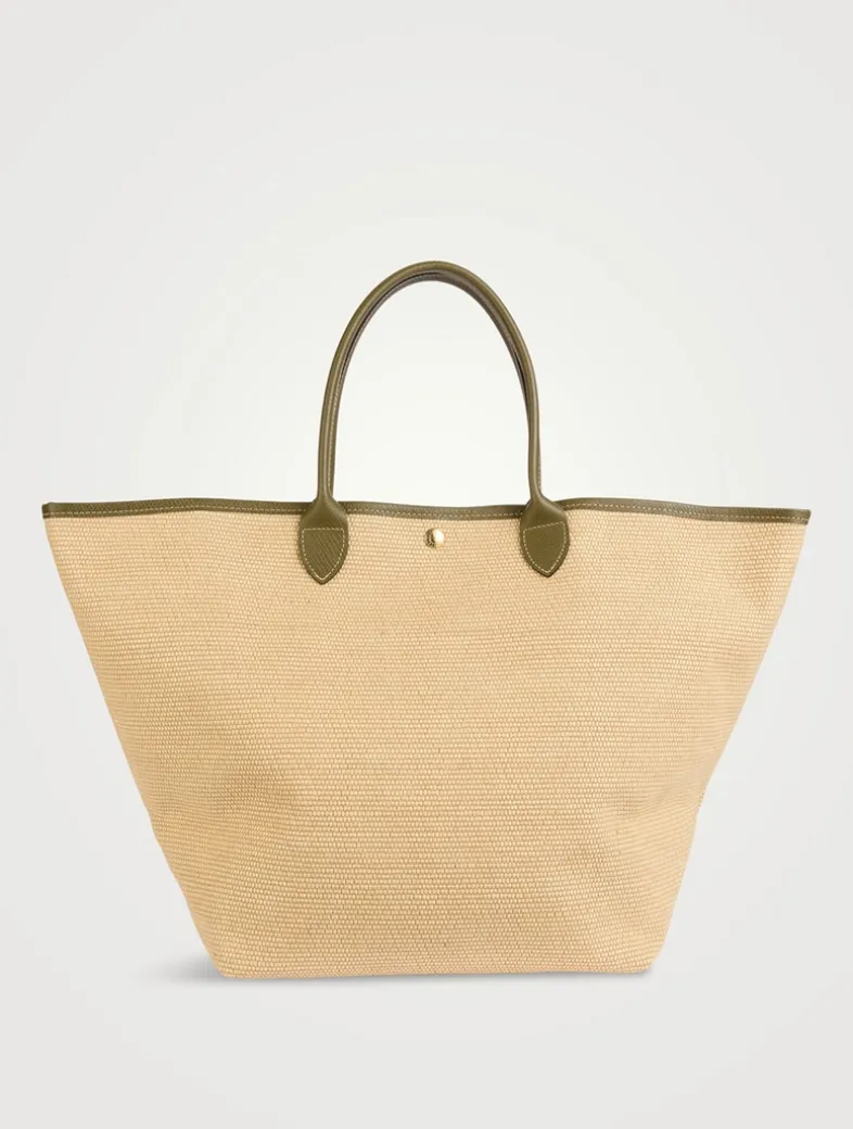 Large Le Pliage Collection Basket Bag
