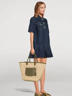 Large Le Pliage Collection Basket Bag