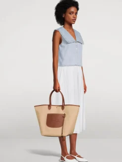 Large Le Pliage Collection Basket Bag