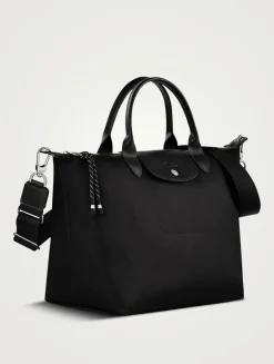 Large Le Pliage Energy Top Handle Bag