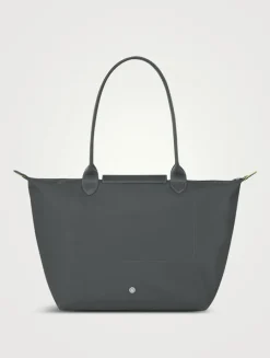 Large Le Pliage Green Shoulder Bag