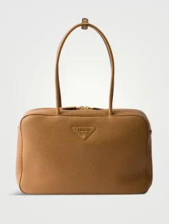 Large Leather Top-handle Bag