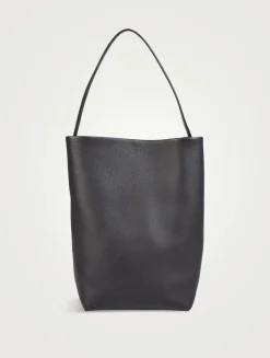 Large Park Leather Tote Bag