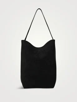 Large Park Suede Tote Bag