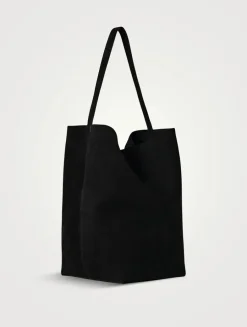Large Park Suede Tote Bag