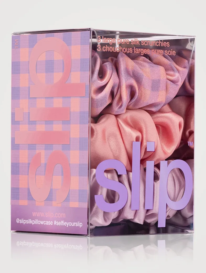 Large Pure Silk Scrunchies