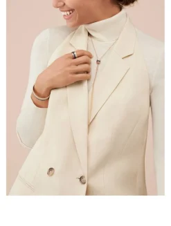 Large Quatre Classique Gold Ring With Brown PVD