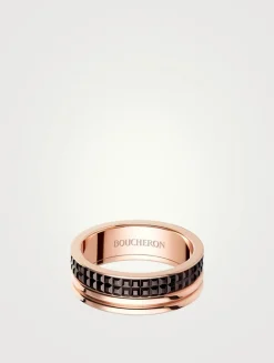 Large Quatre Classique 18K Rose Gold Ring