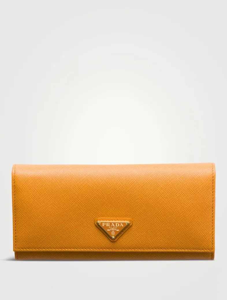 Large Saffiano Leather Wallet