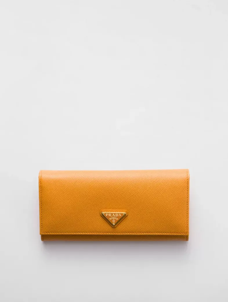 Large Saffiano Leather Wallet