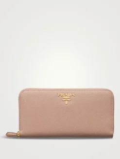 Large Saffiano Leather Wallet