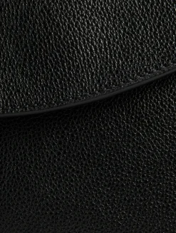 Large T-Bar Sling Leather Shoulder Bag