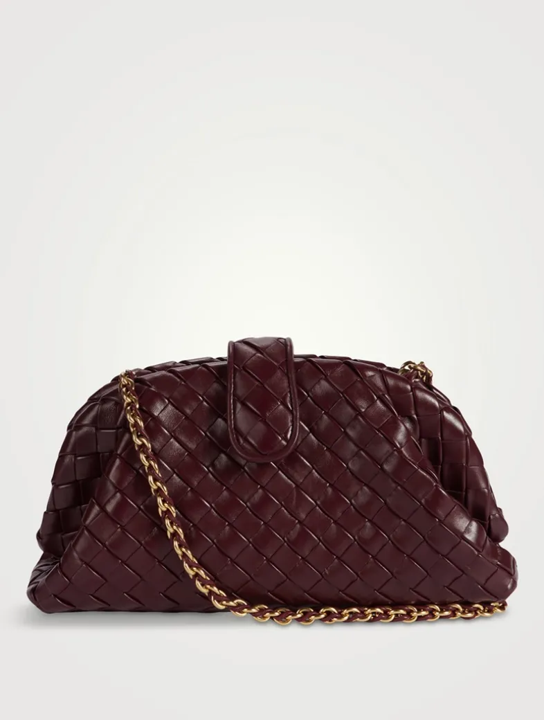 Lauren 1980 Intrecciato Leather Clutch