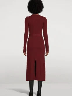 Lauryn Rib-Knit Midi Dress