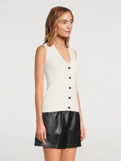 Lawrence Rib-Knit Vest