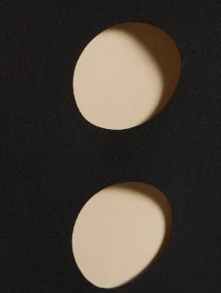 Layered Hole Maxi Skirt