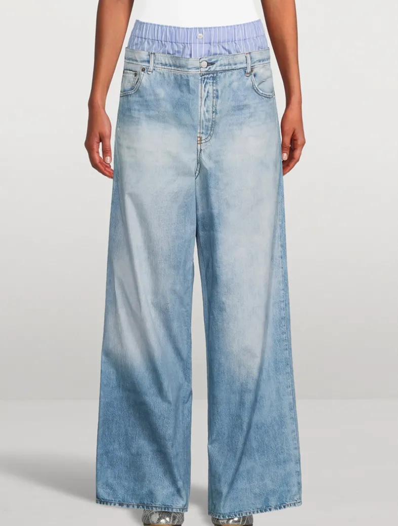 Layered Trompe L'œil Trousers