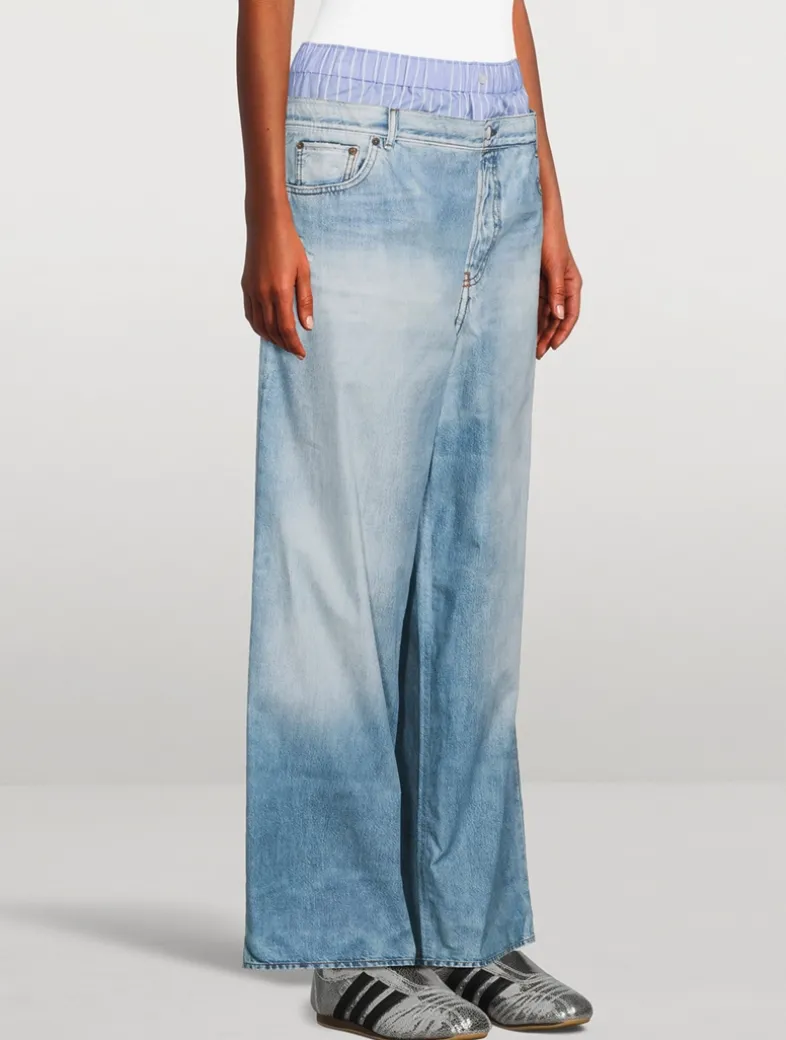 Layered Trompe L'œil Trousers