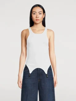 Le Boy Garter Tank Top