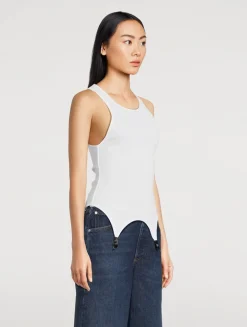 Le Boy Garter Tank Top