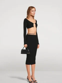 Le Chiquito Long Leather Bag