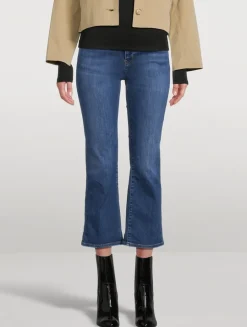 Le Crop Mini Bootcut Jeans