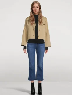 Le Crop Mini Bootcut Jeans